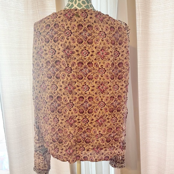 Billabong Floral Boho Peasant Top - Picture 6 of 15